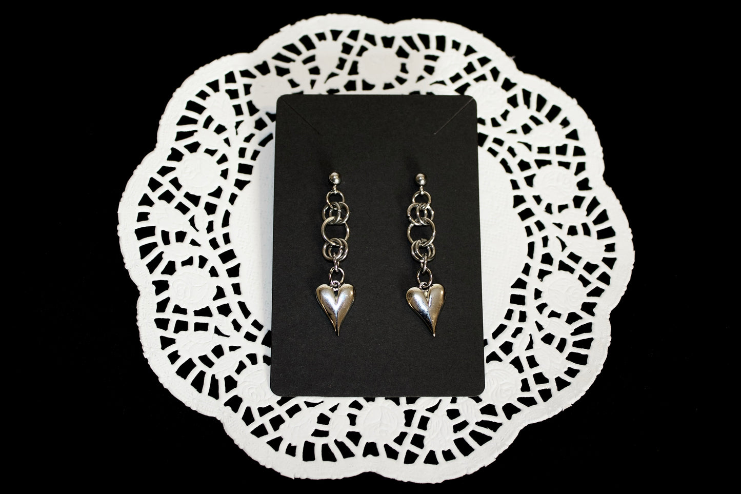 heart earrings