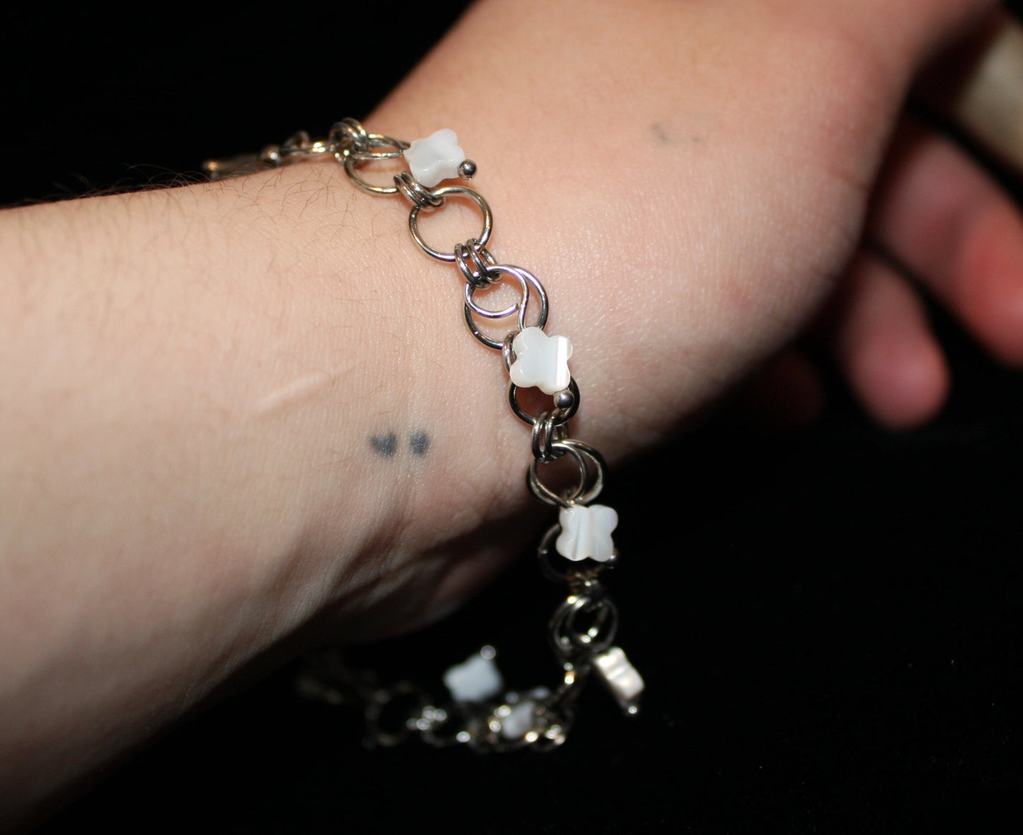 shell charm bracelet